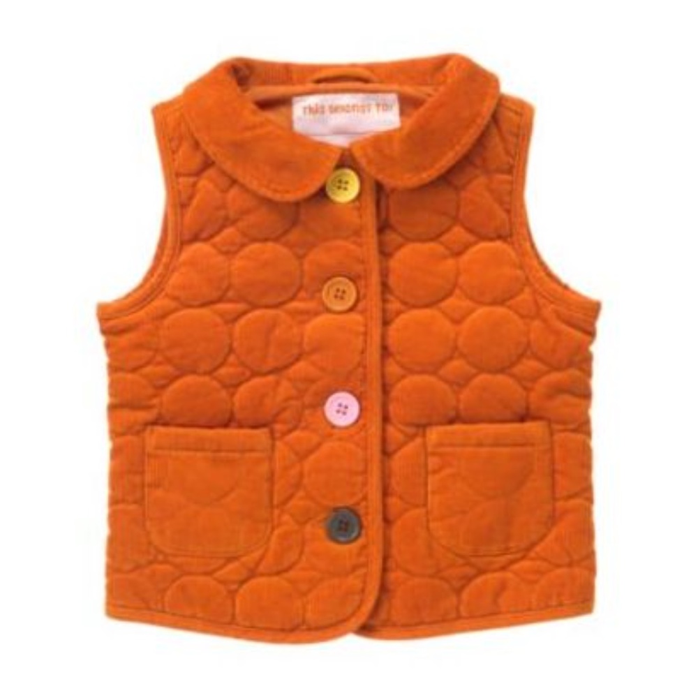 GYMBOREE Purrfect Autumn Corduroy Quilted Vest - Picture 6 of 6